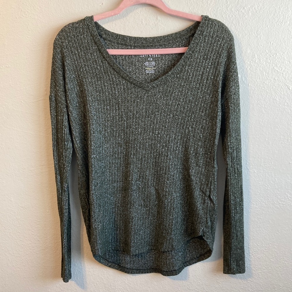AMERICAN EAGLE Soft & Sexy Rib Top S